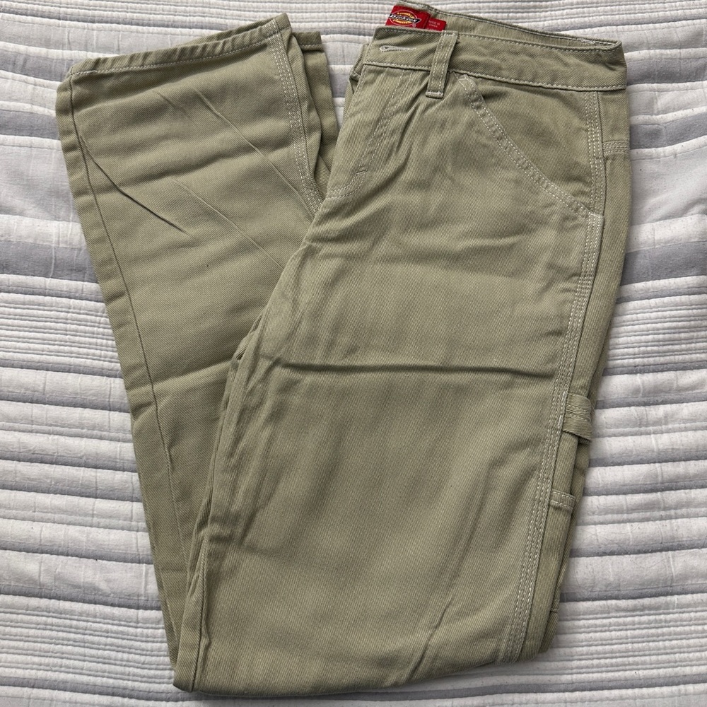 Dickies Green/Tan Cargo Pants (Size 26)